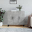 skab 90x34x80 cm konstrueret træ betongrå