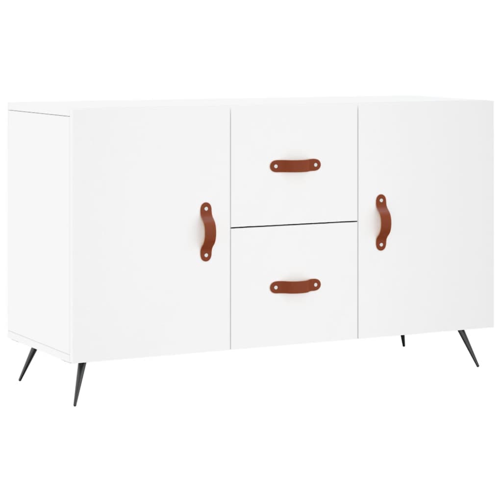 skænk 100x36x60 cm konstrueret træ hvid