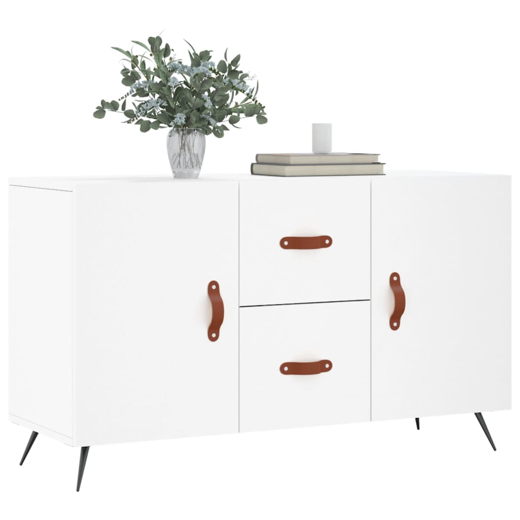 skænk 100x36x60 cm konstrueret træ hvid