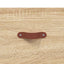 skænk 100x36x60 cm konstrueret træ sonoma-eg