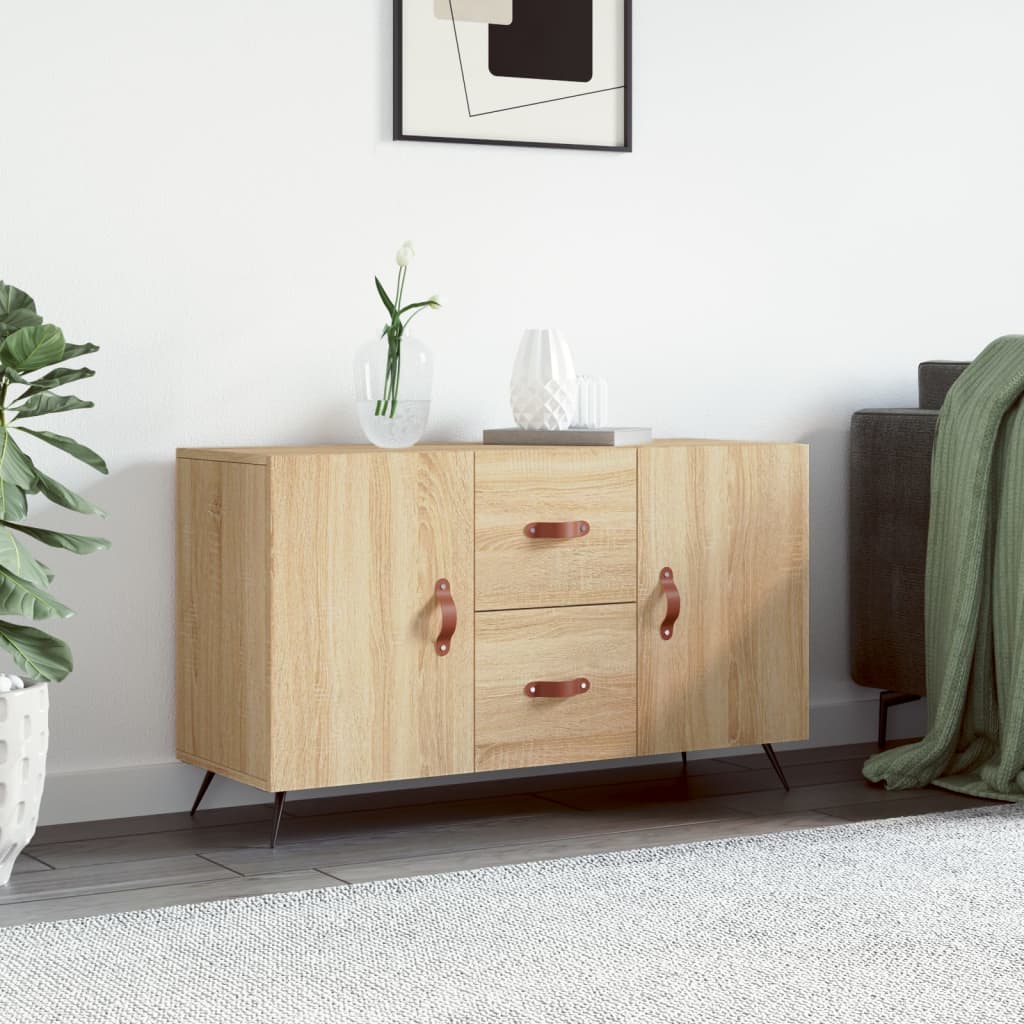 skænk 100x36x60 cm konstrueret træ sonoma-eg