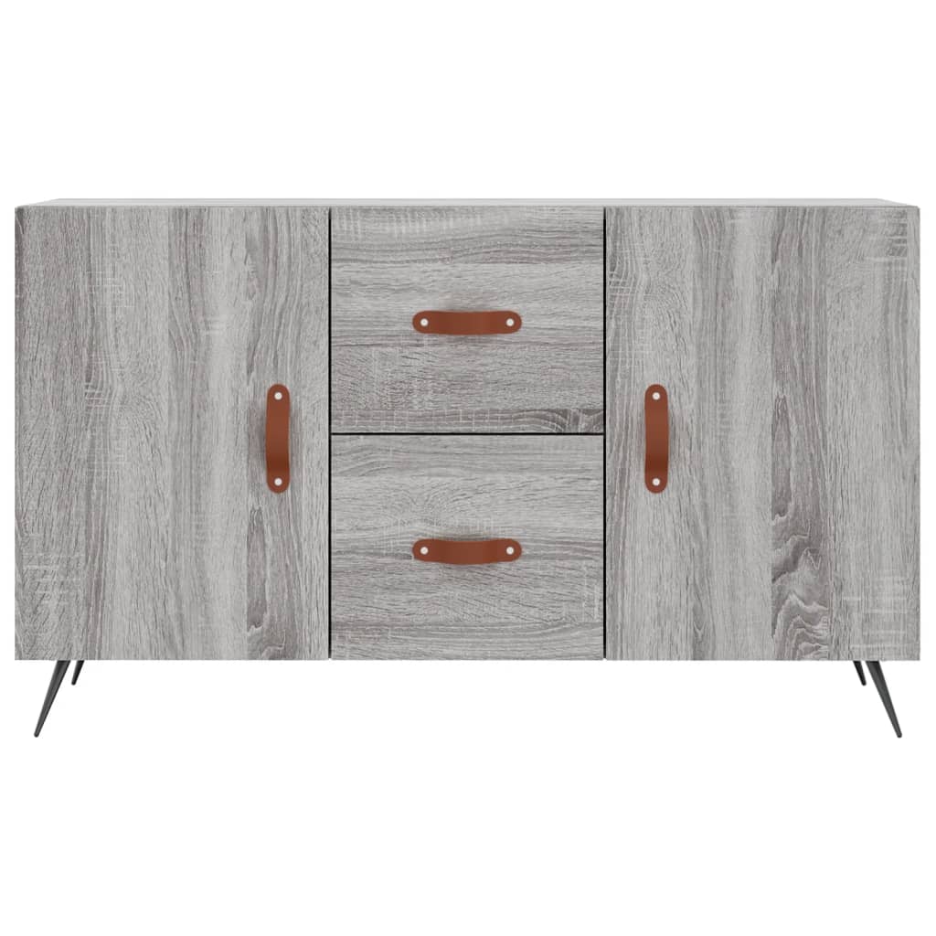 skænk 100x36x60 cm konstrueret træ grå sonoma-eg