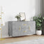skænk 100x36x60 cm konstrueret træ betongrå