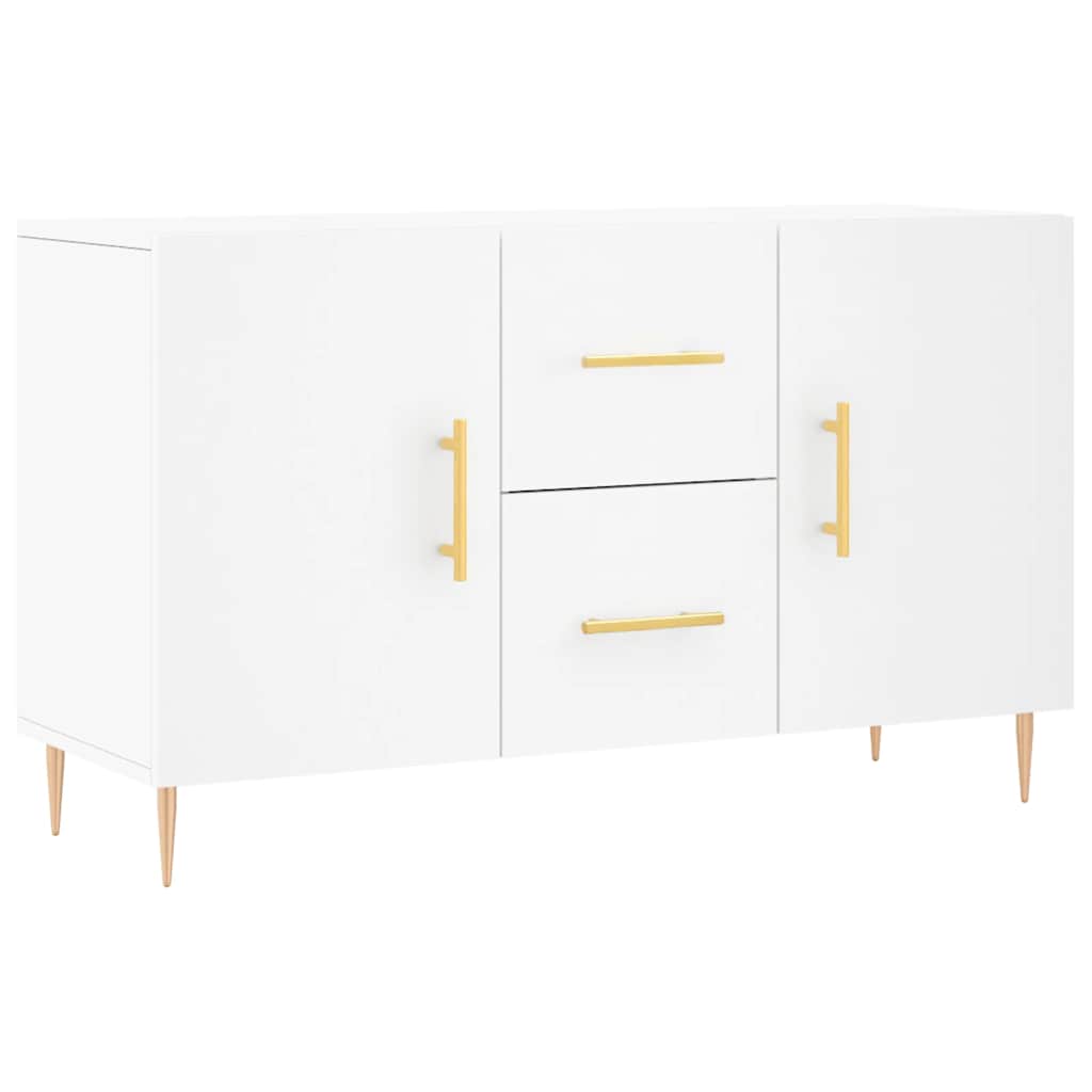 skænk 100x36x60 cm konstrueret træ hvid