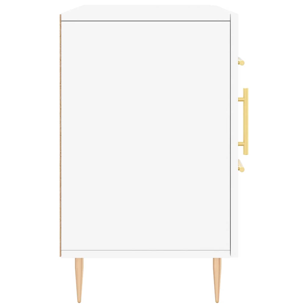 skænk 100x36x60 cm konstrueret træ hvid
