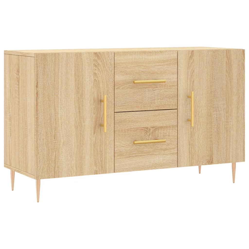 skænk 100x36x60 cm konstrueret træ sonoma-eg