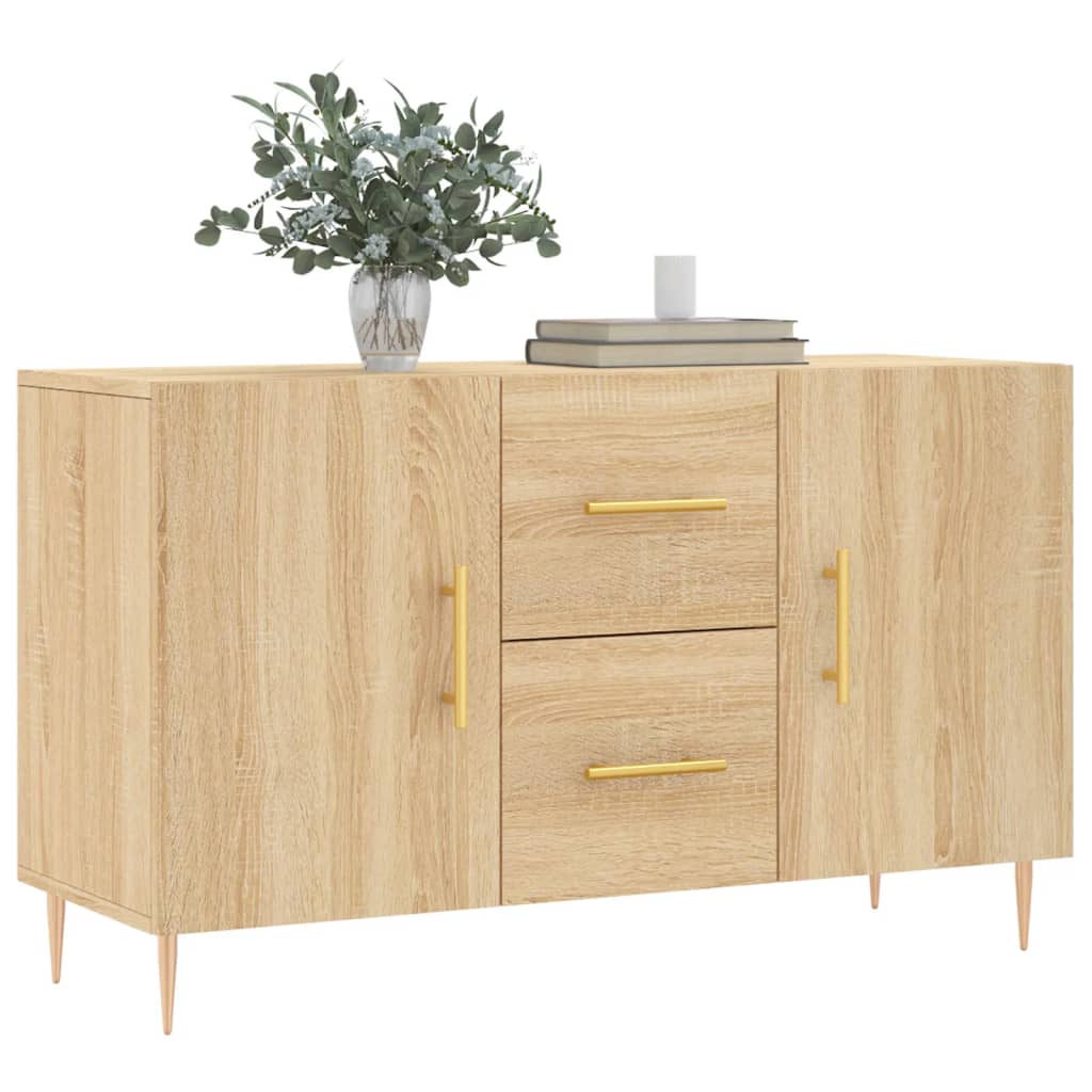 skænk 100x36x60 cm konstrueret træ sonoma-eg