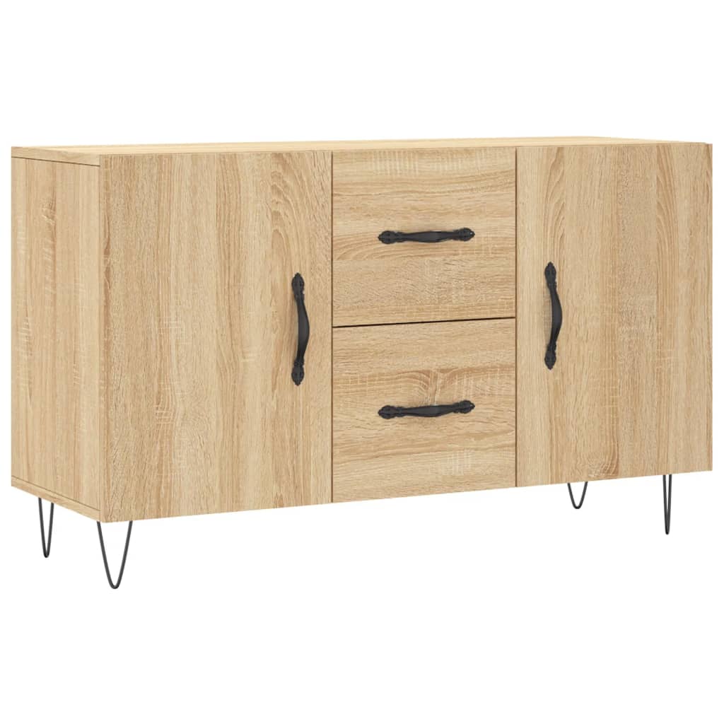 skænk 100x36x60 cm konstrueret træ sonoma-eg