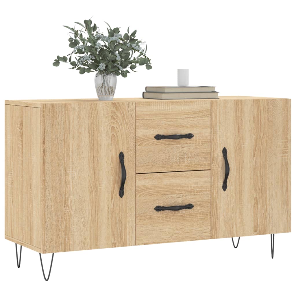 skænk 100x36x60 cm konstrueret træ sonoma-eg