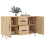 skænk 100x36x60 cm konstrueret træ sonoma-eg