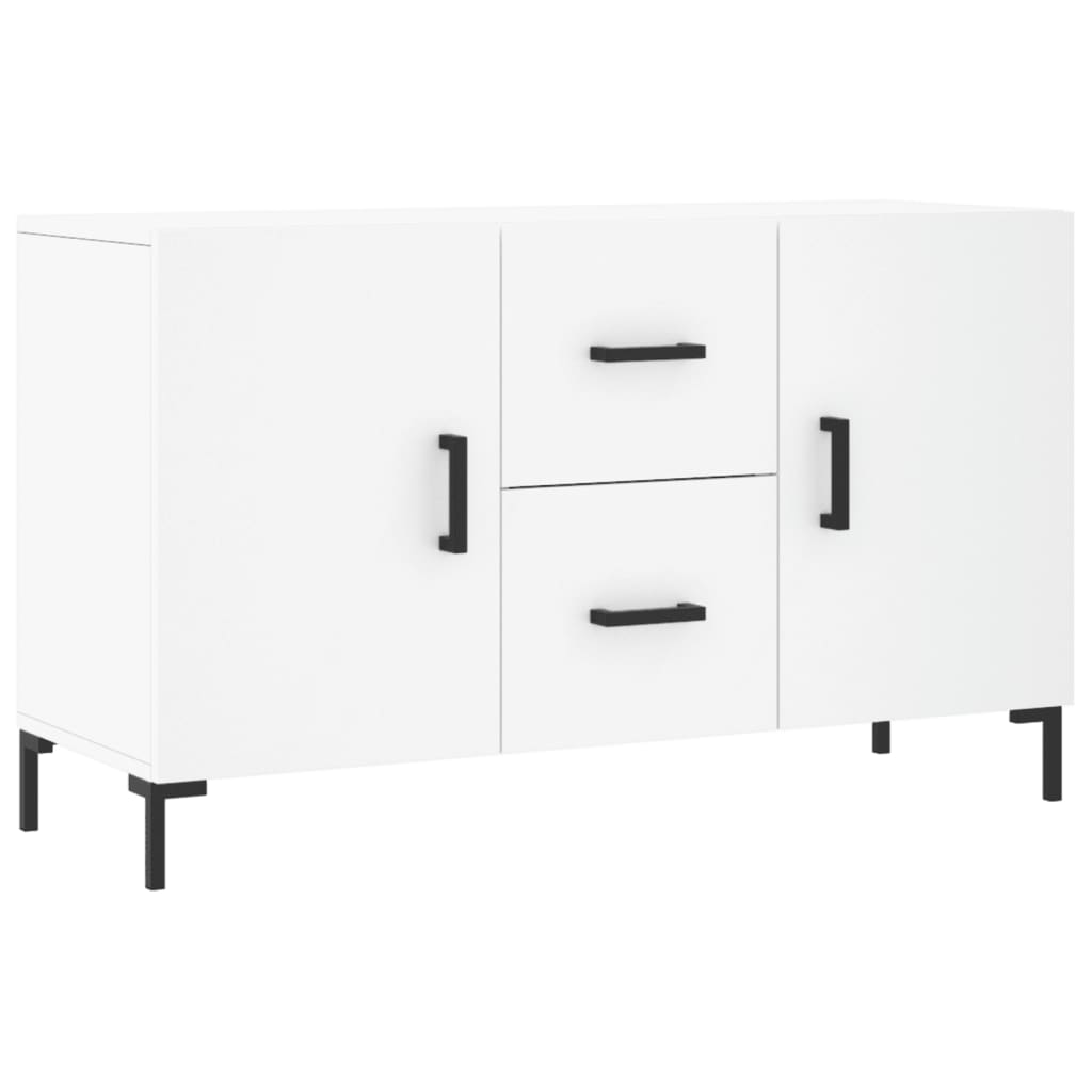 skænk 100x36x60 cm konstrueret træ hvid