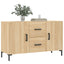 skænk 100x36x60 cm konstrueret træ sonoma-eg