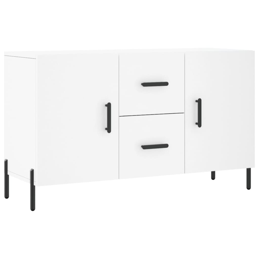 skænk 100x36x60 cm konstrueret træ hvid