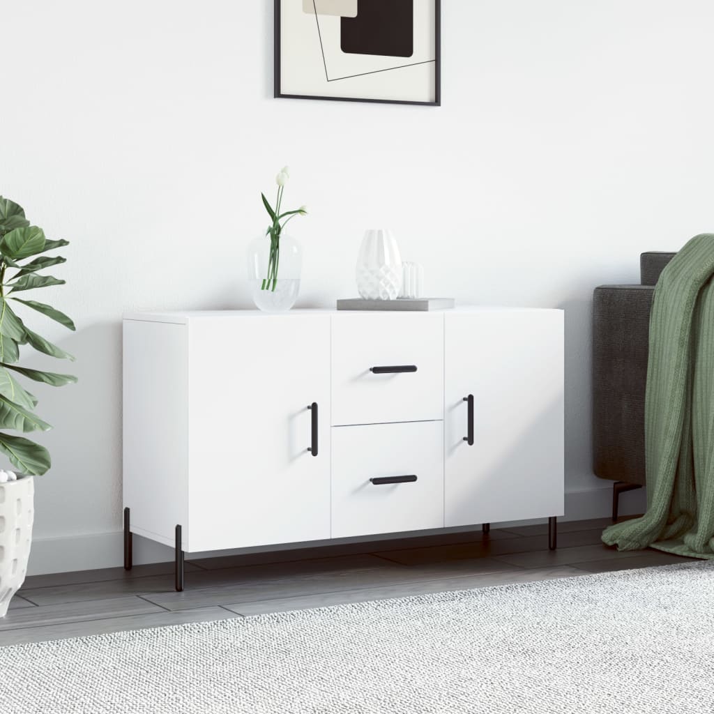 skænk 100x36x60 cm konstrueret træ hvid