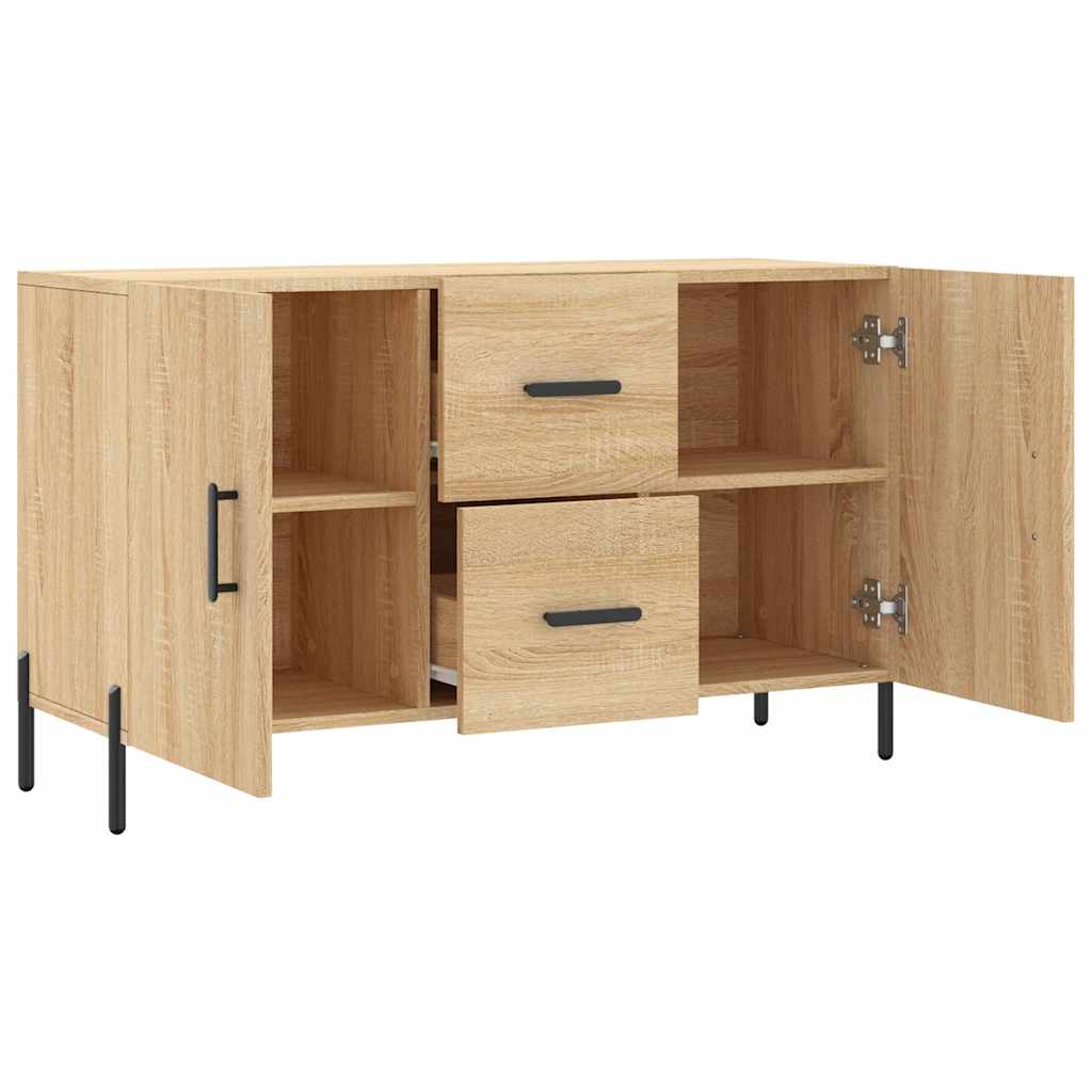 skænk 100x36x60 cm konstrueret træ sonoma-eg