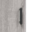 skænk 100x36x60 cm konstrueret træ grå sonoma-eg