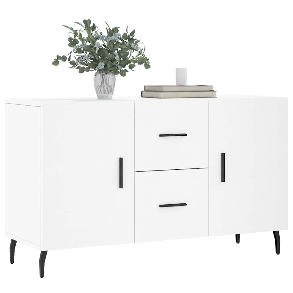 skænk 100x36x60 cm konstrueret træ hvid