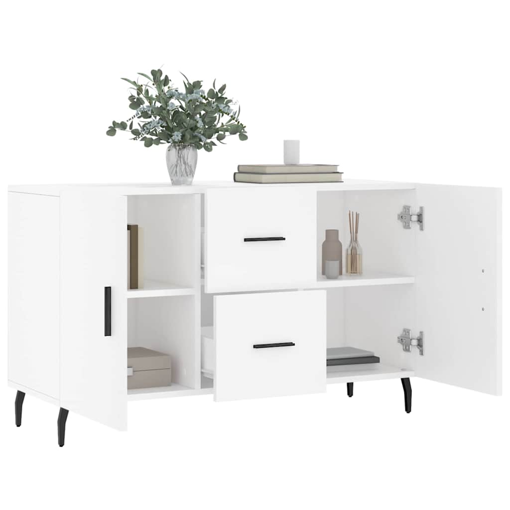 skænk 100x36x60 cm konstrueret træ hvid