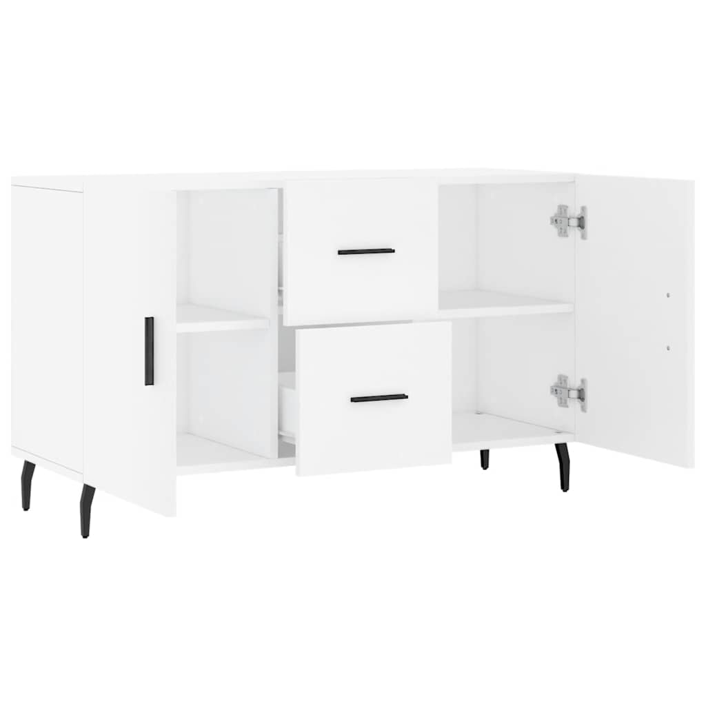 skænk 100x36x60 cm konstrueret træ hvid
