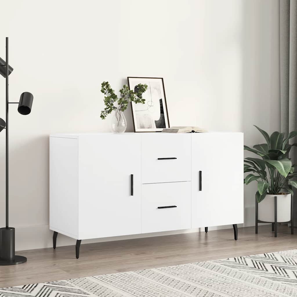 skænk 100x36x60 cm konstrueret træ hvid