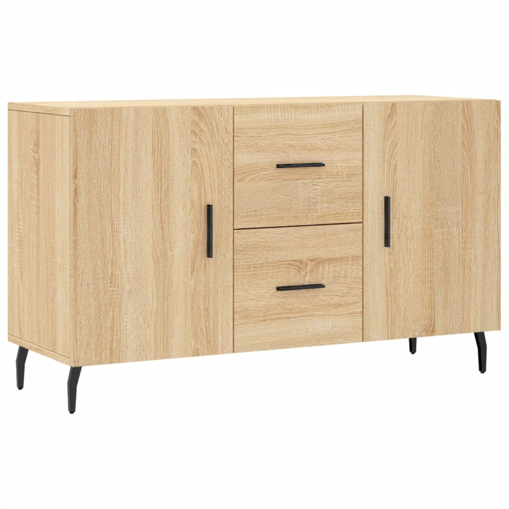 skænk 100x36x60 cm konstrueret træ sonoma-eg