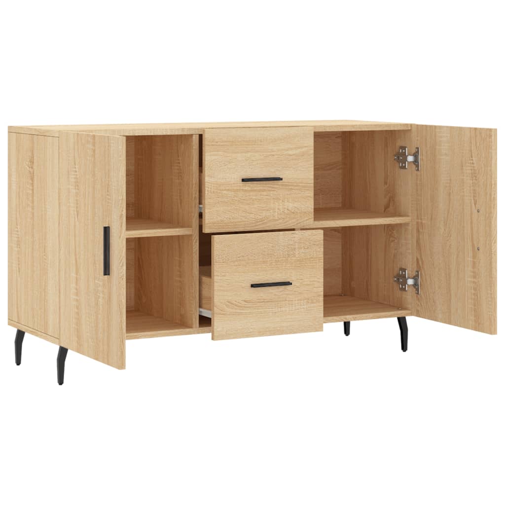 skænk 100x36x60 cm konstrueret træ sonoma-eg