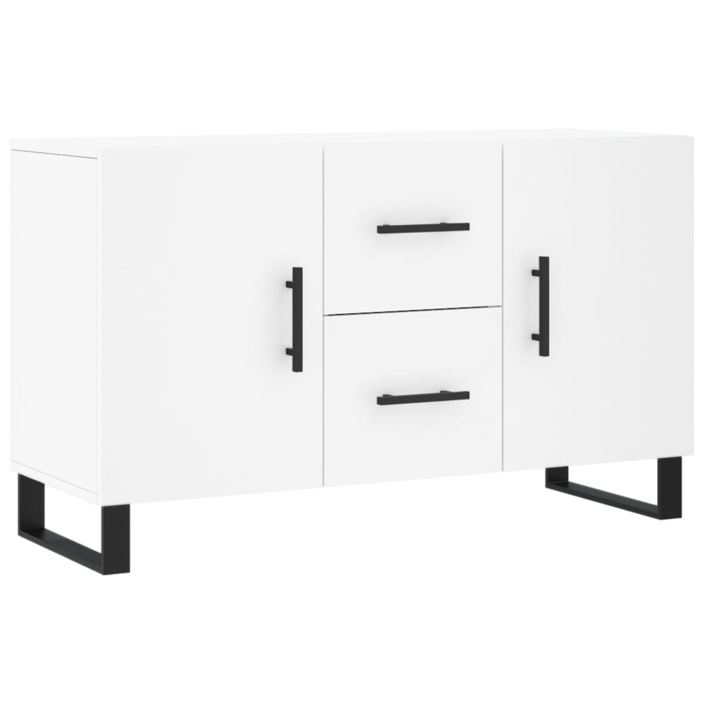 skænk 100x36x60 cm konstrueret træ hvid