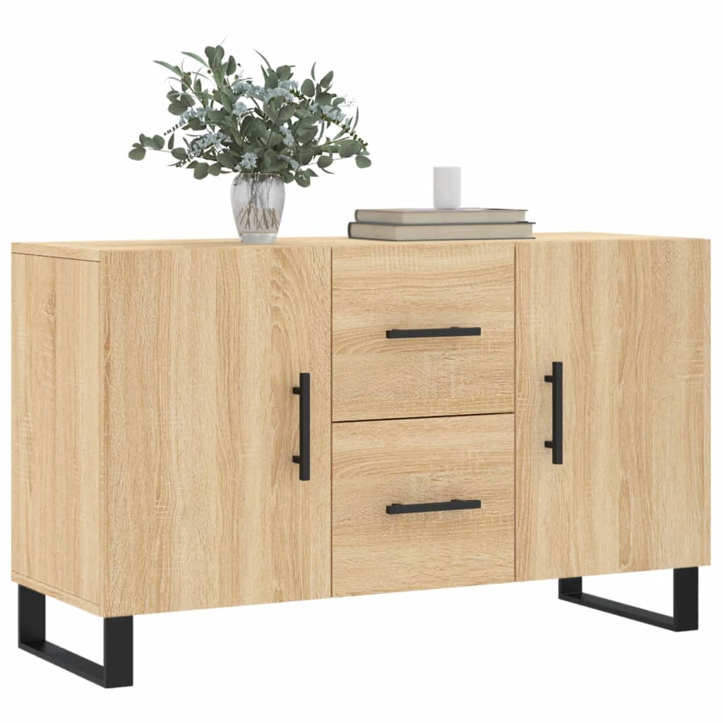 skænk 100x36x60 cm konstrueret træ sonoma-eg