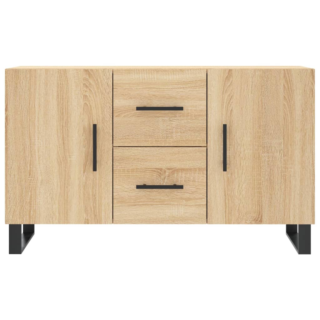 skænk 100x36x60 cm konstrueret træ sonoma-eg