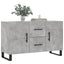 skænk 100x36x60 cm konstrueret træ betongrå