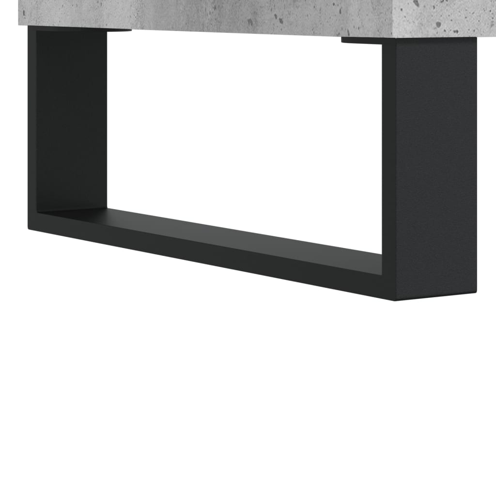 skænk 100x36x60 cm konstrueret træ betongrå