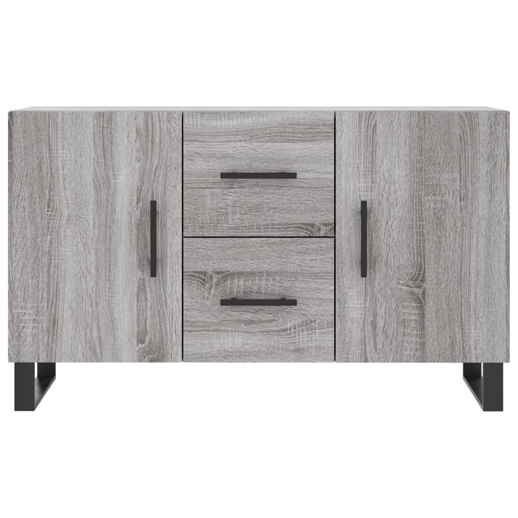 skænk 100x36x60 cm konstrueret træ grå sonoma-eg
