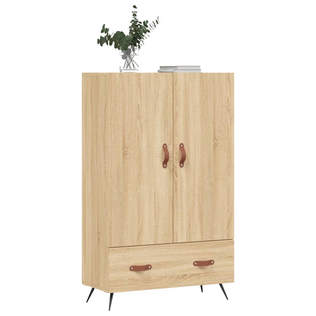 skab 69,5x31x115 cm konstrueret træ sonoma-eg
