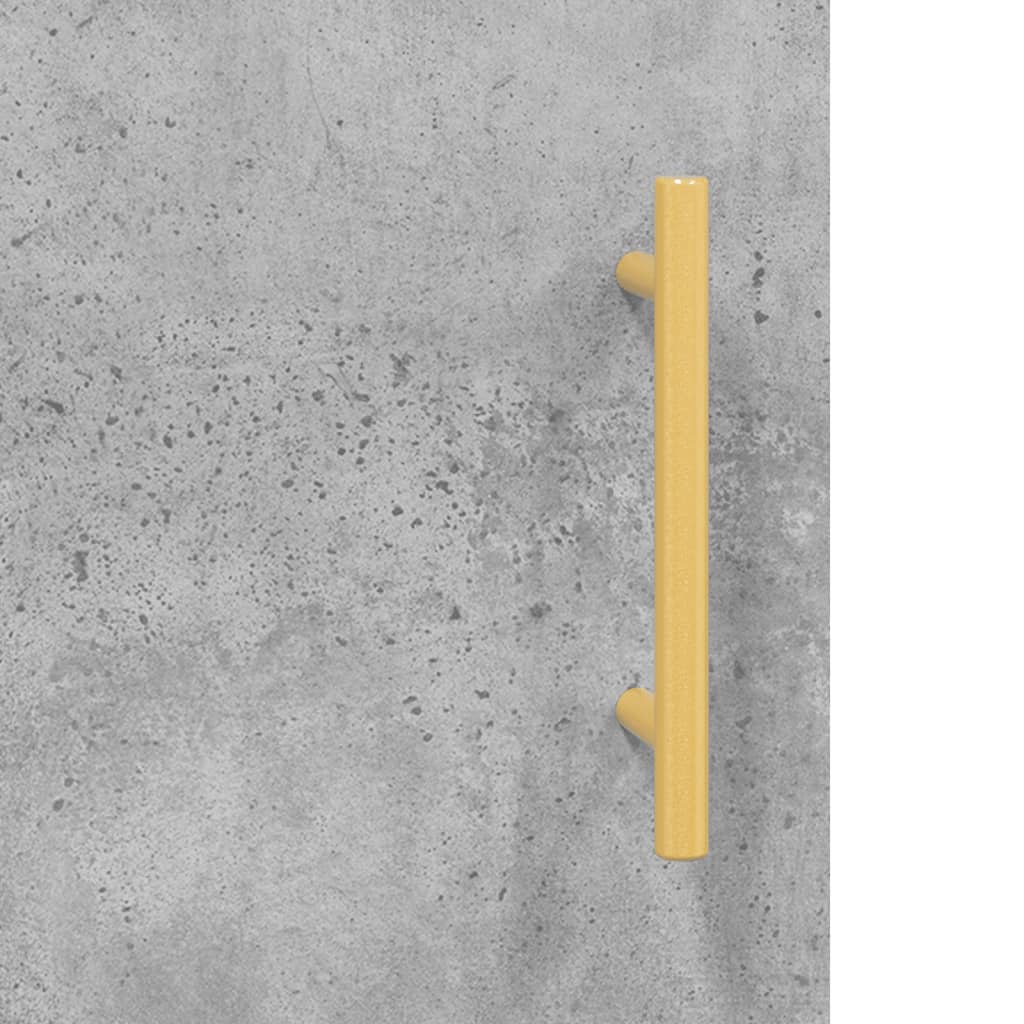 skab 69,5x31x115 cm konstrueret træ betongrå