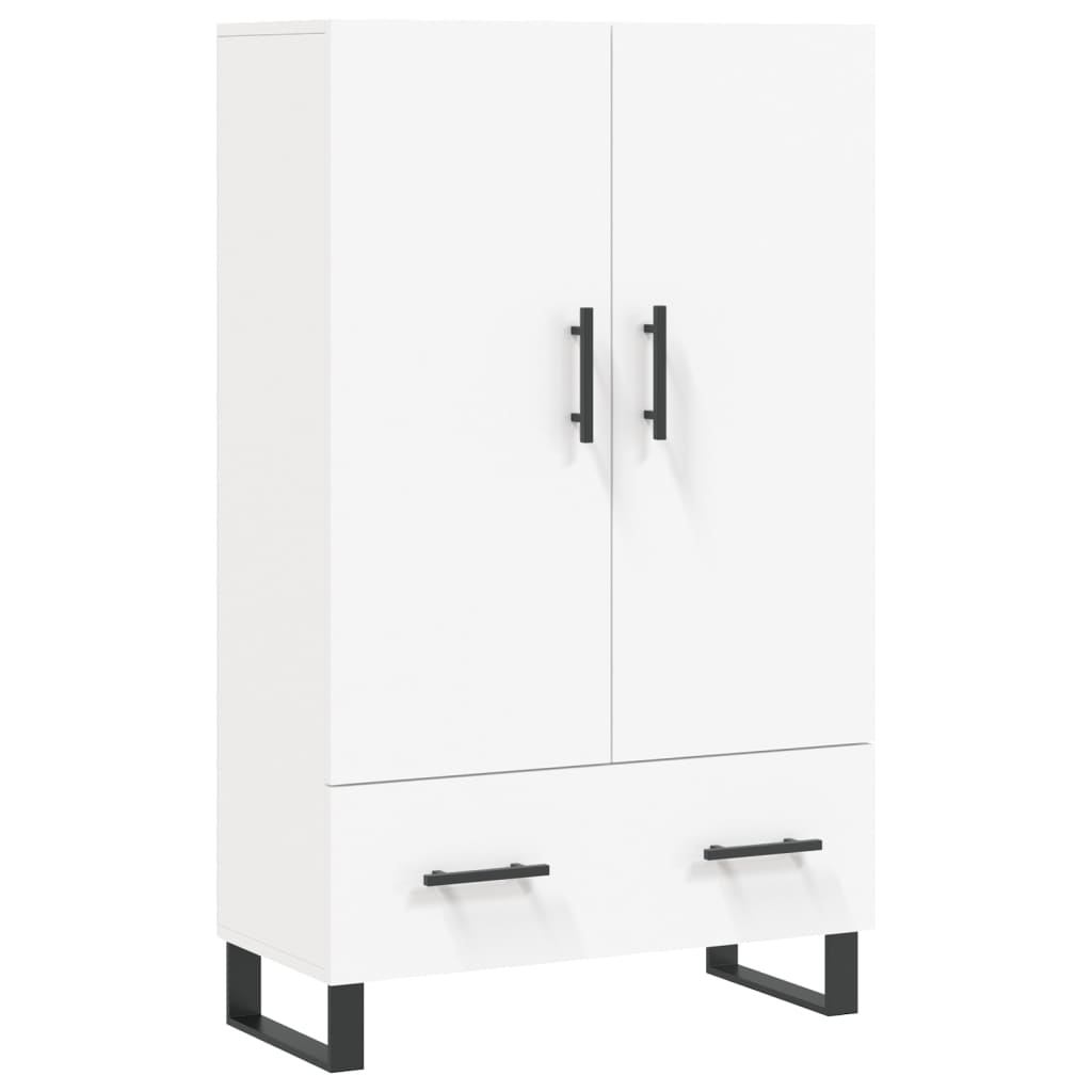 skab 69,5x31x115 cm konstrueret træ hvid
