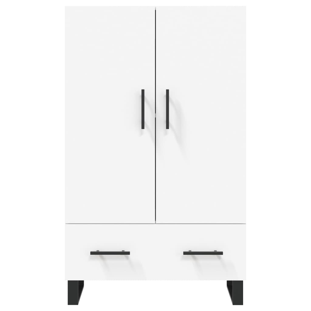 skab 69,5x31x115 cm konstrueret træ hvid