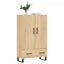 skab 69,5x31x115 cm konstrueret træ sonoma-eg