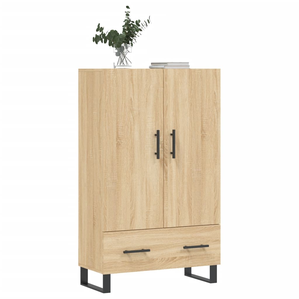 skab 69,5x31x115 cm konstrueret træ sonoma-eg