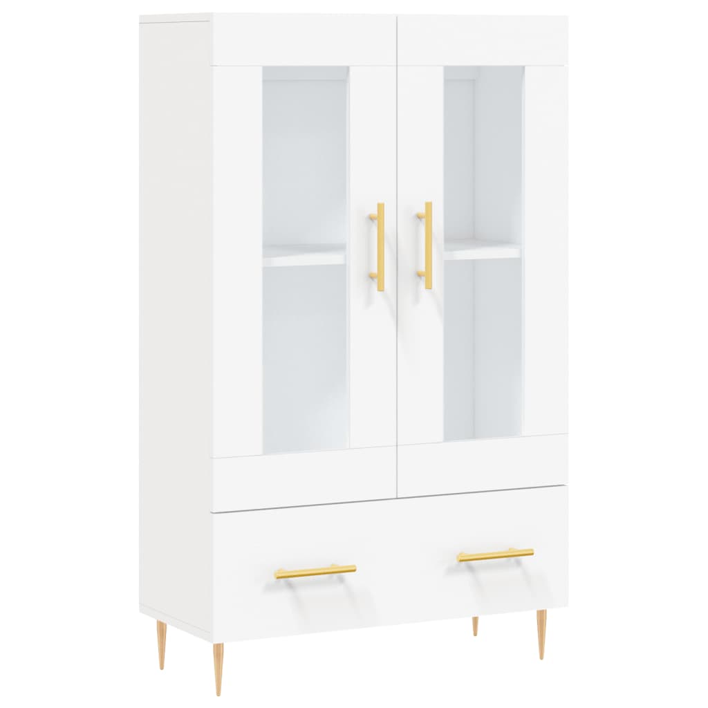 skab 69,5x31x115 cm konstrueret træ hvid