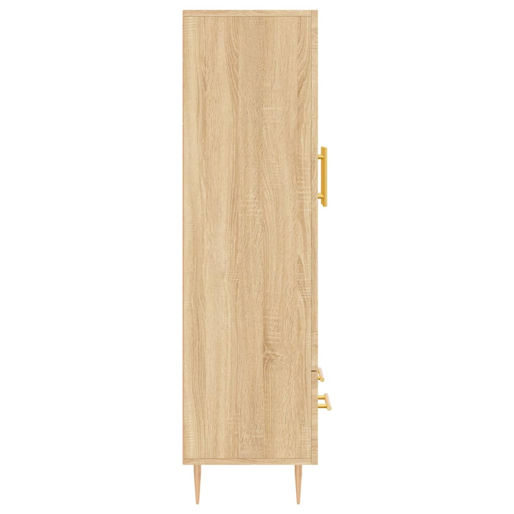 skab 69,5x31x115 cm konstrueret træ sonoma-eg