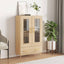 skab 69,5x31x115 cm konstrueret træ sonoma-eg