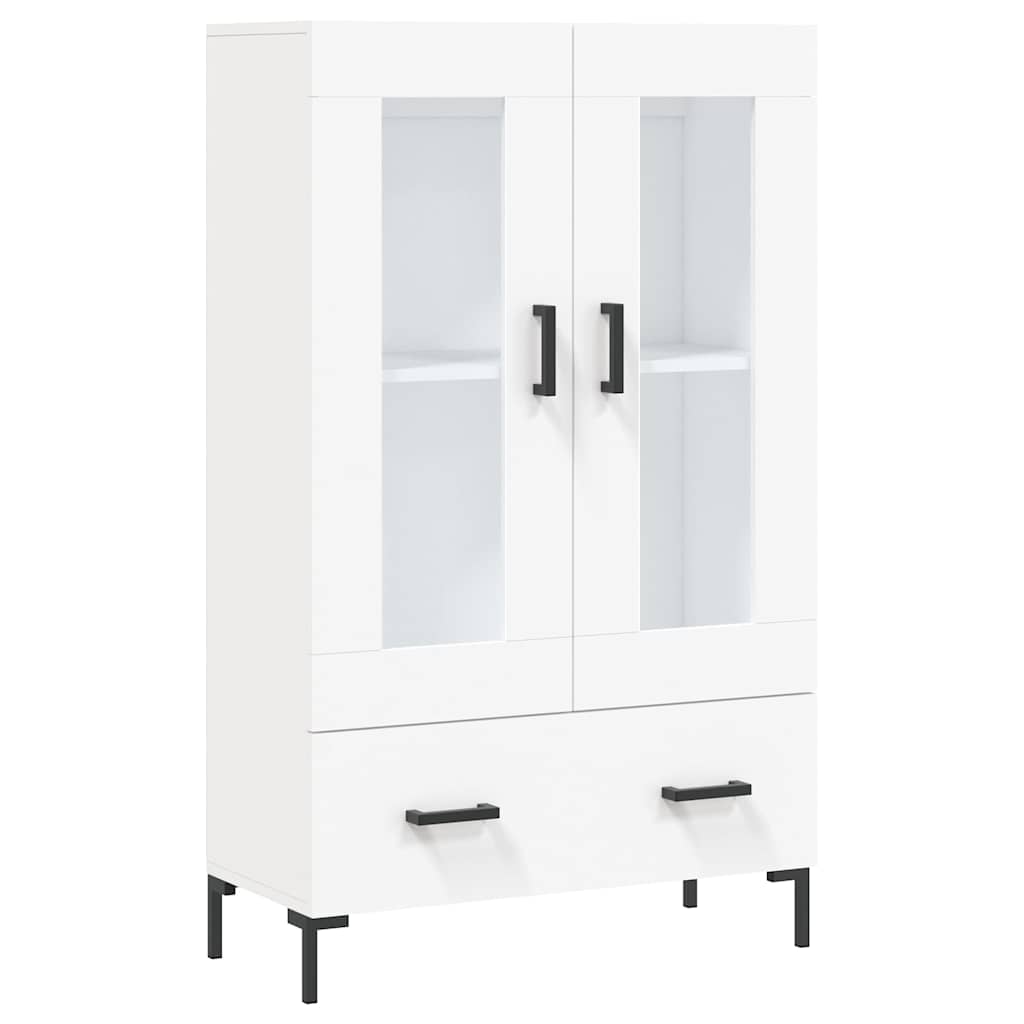 skab 69,5x31x115 cm konstrueret træ hvid