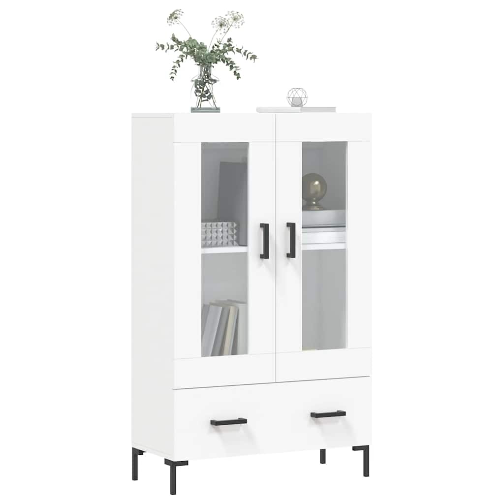 skab 69,5x31x115 cm konstrueret træ hvid