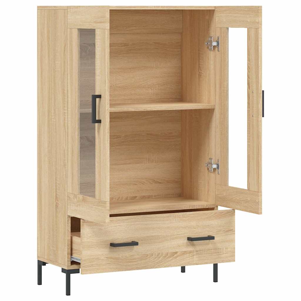 skab 69,5x31x115 cm konstrueret træ sonoma-eg