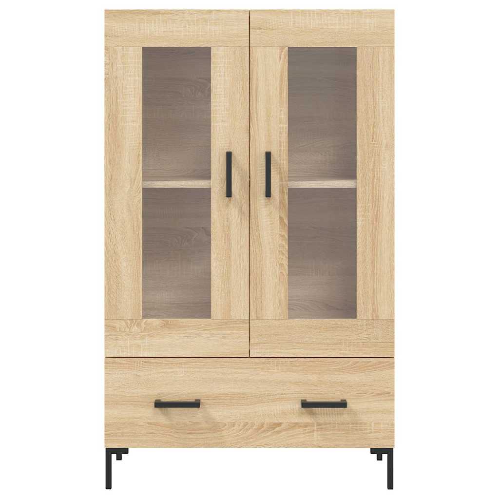 skab 69,5x31x115 cm konstrueret træ sonoma-eg