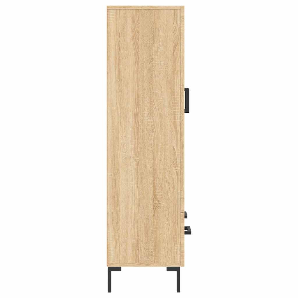 skab 69,5x31x115 cm konstrueret træ sonoma-eg