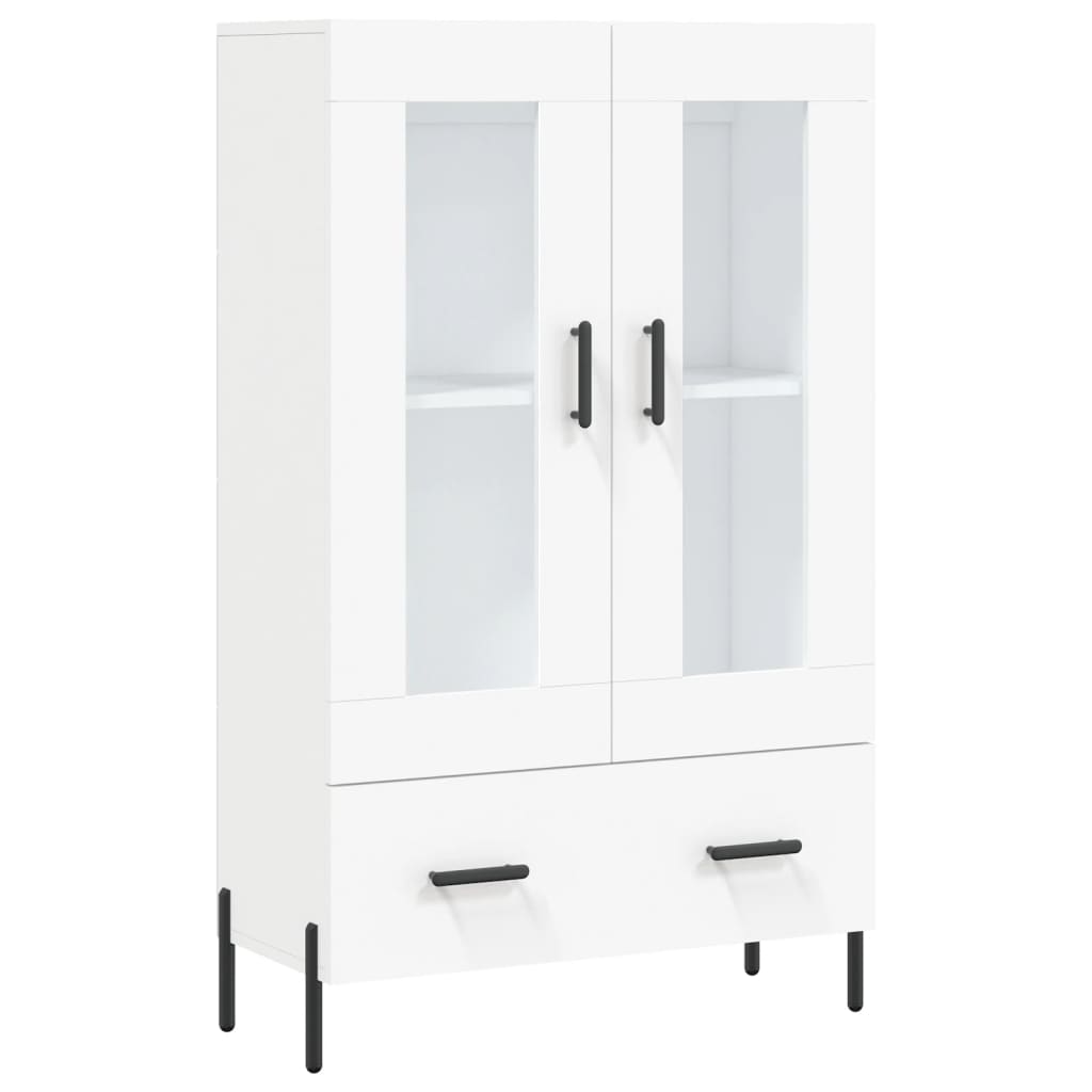 skab 69,5x31x115 cm konstrueret træ hvid