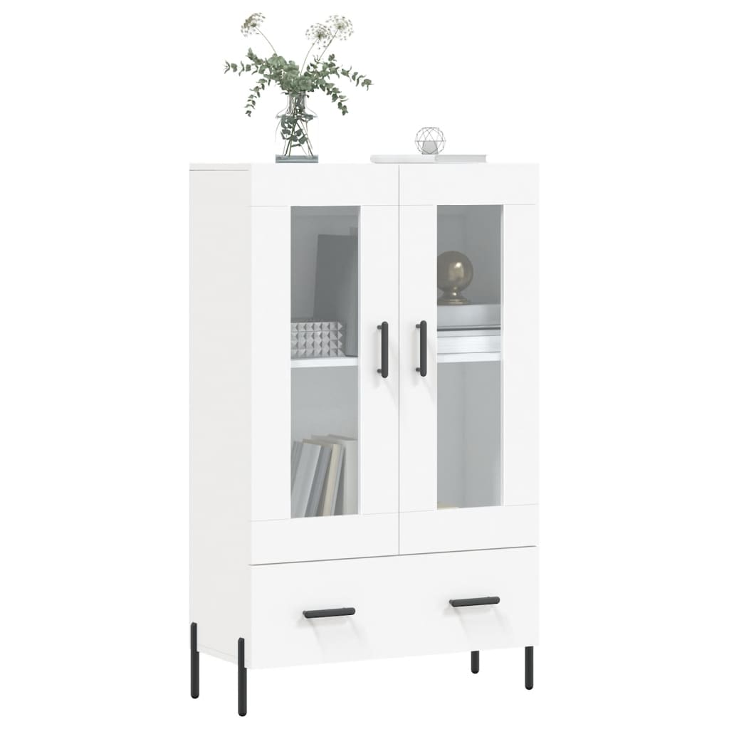skab 69,5x31x115 cm konstrueret træ hvid