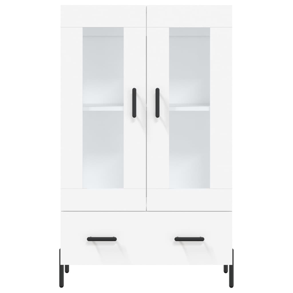 skab 69,5x31x115 cm konstrueret træ hvid