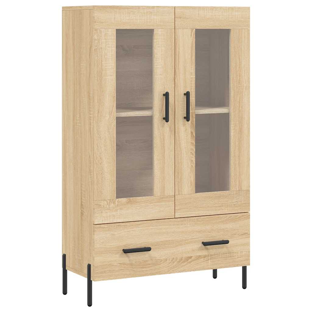 skab 69,5x31x115 cm konstrueret træ sonoma-eg